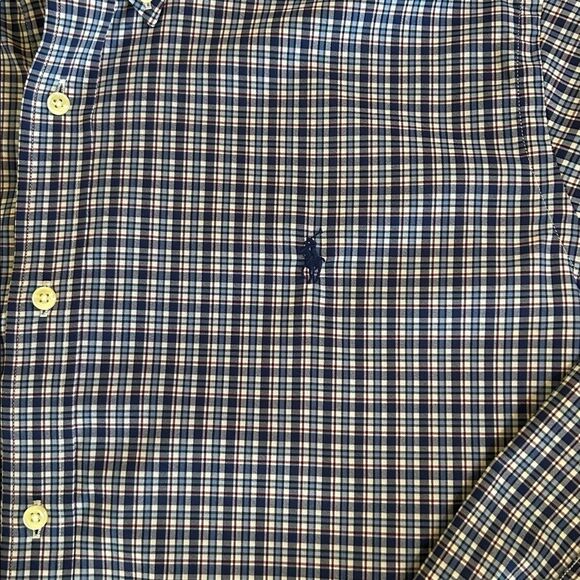 Ralph Lauren Men’s Button down casual Shirt, Blues, Size XXL, preowned great - Picture 3 of 6